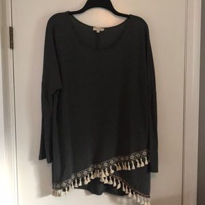 Umgee tunic with tassels
